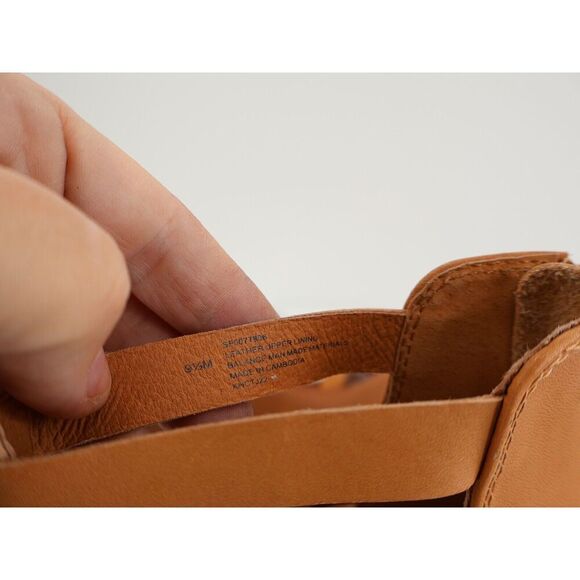 Sofft Stratford Sandals Brown Leather Block Heel Gladiator Strappy Size 9.5 M - Picture 12 of 13